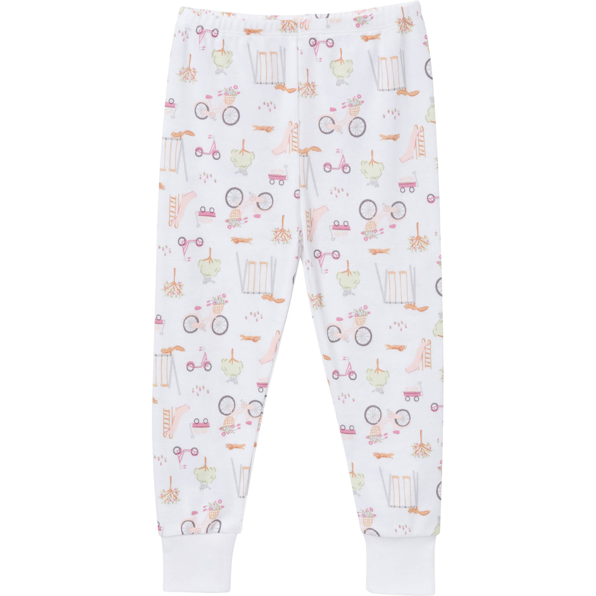 2-Piece Infant & Toddler Girls Playground Long Sleeve Pajama Set, view 3
