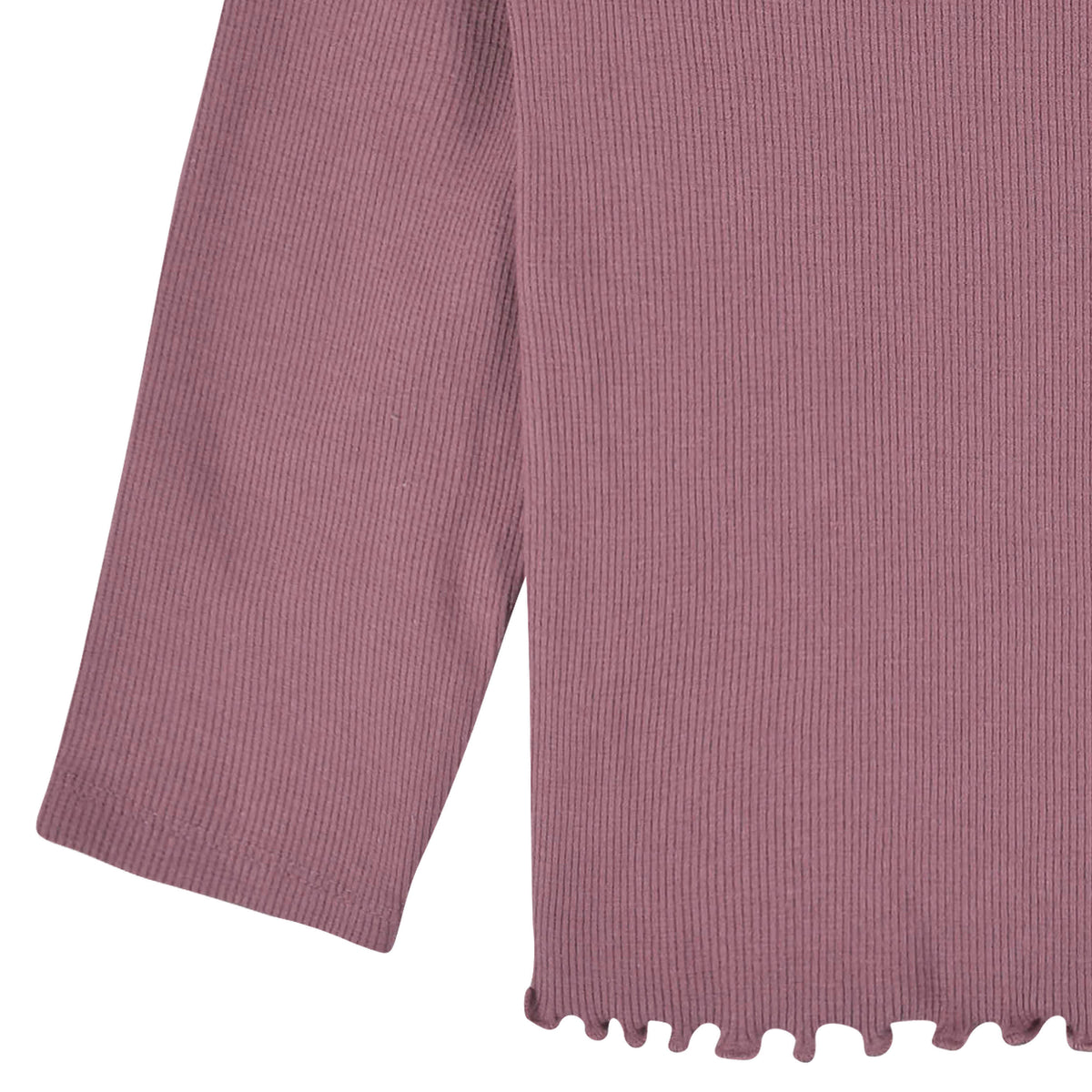 2-Pack Infant & Toddler Girls Burgundy Floral Double Ruffle Tops, view 6