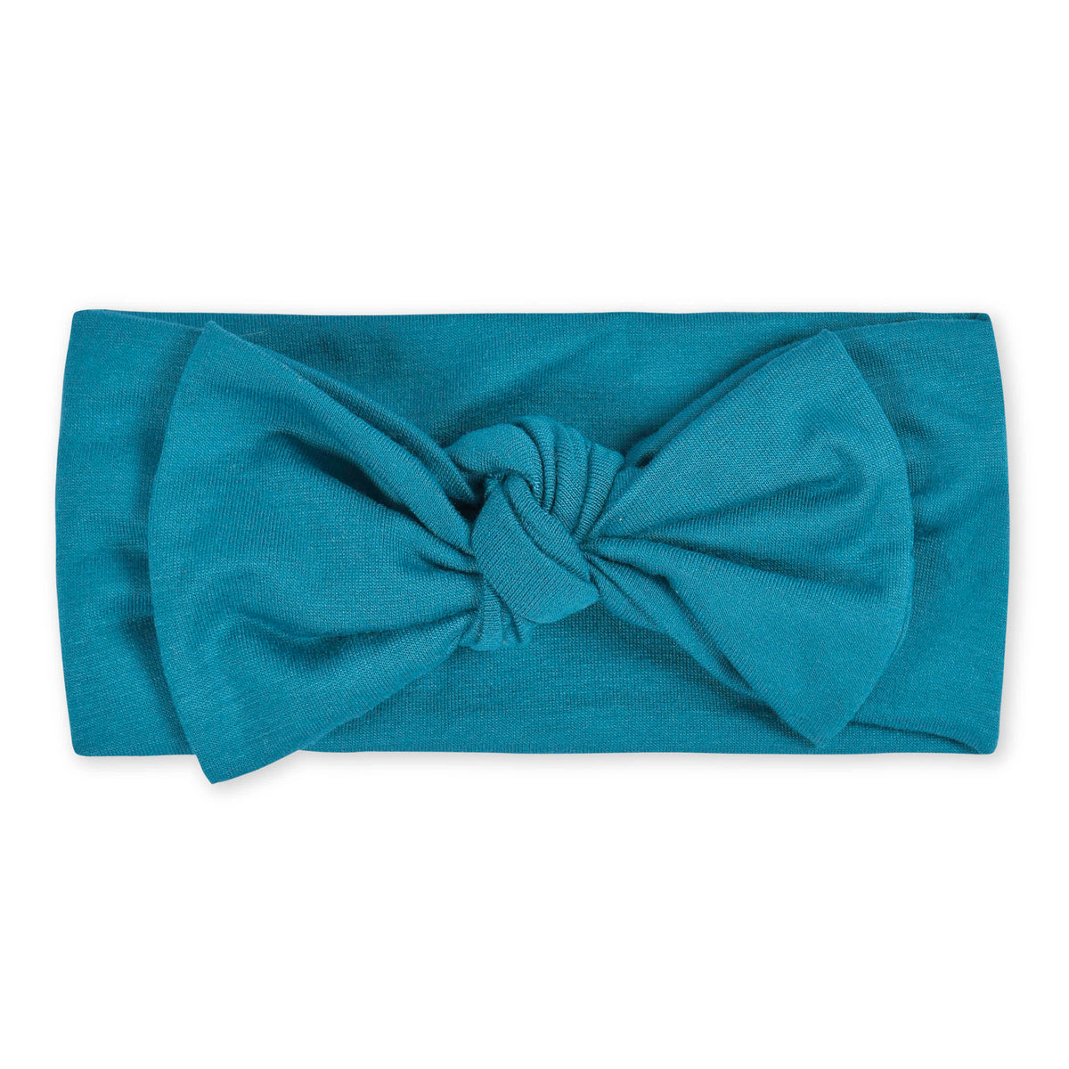 Girls Ocean Teal Buttery Soft Viscose Made from Eucalyptus Headband, view 2