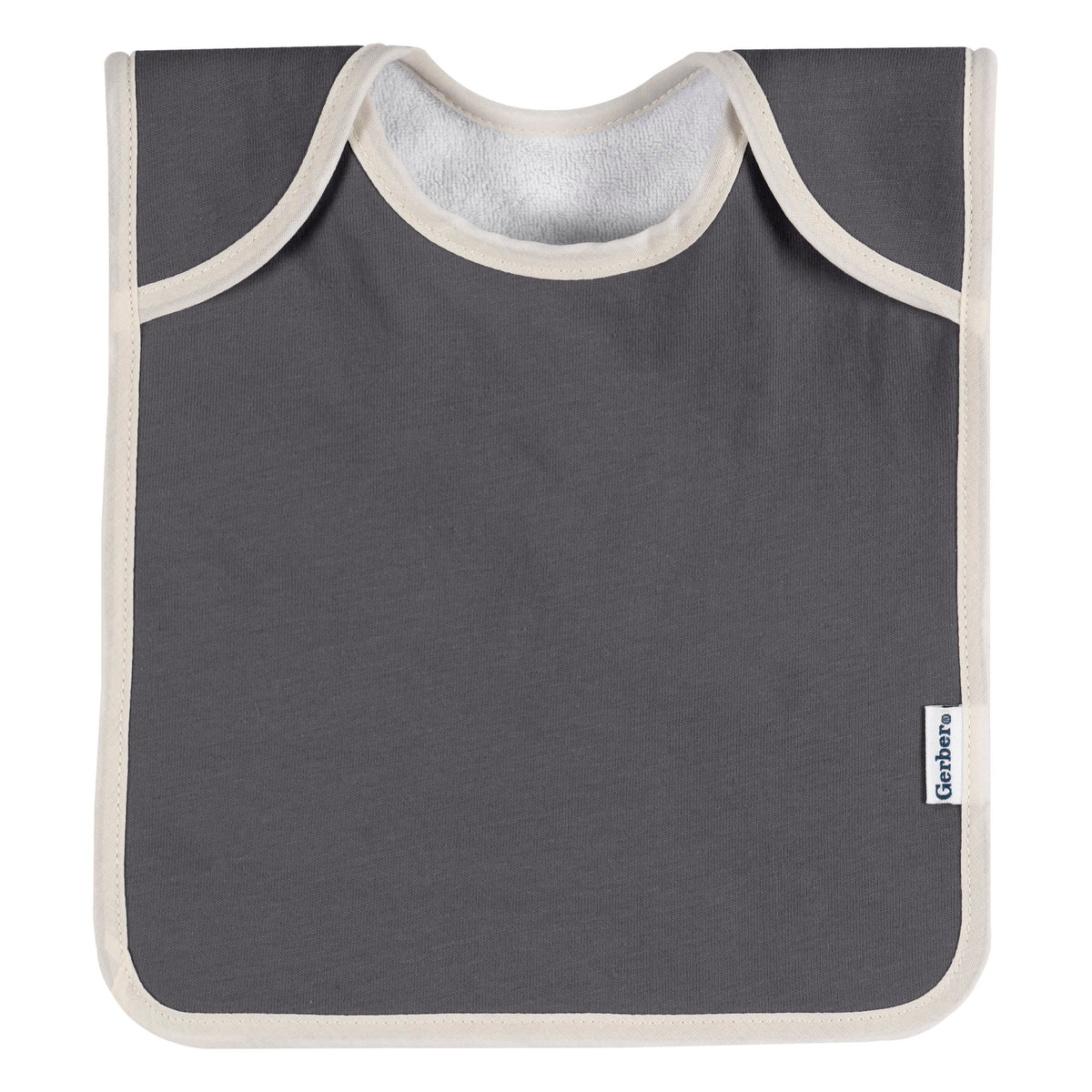 8-Pack Baby Neutral Multi Grey Yellow Lap Shoulder Bibs, view 6