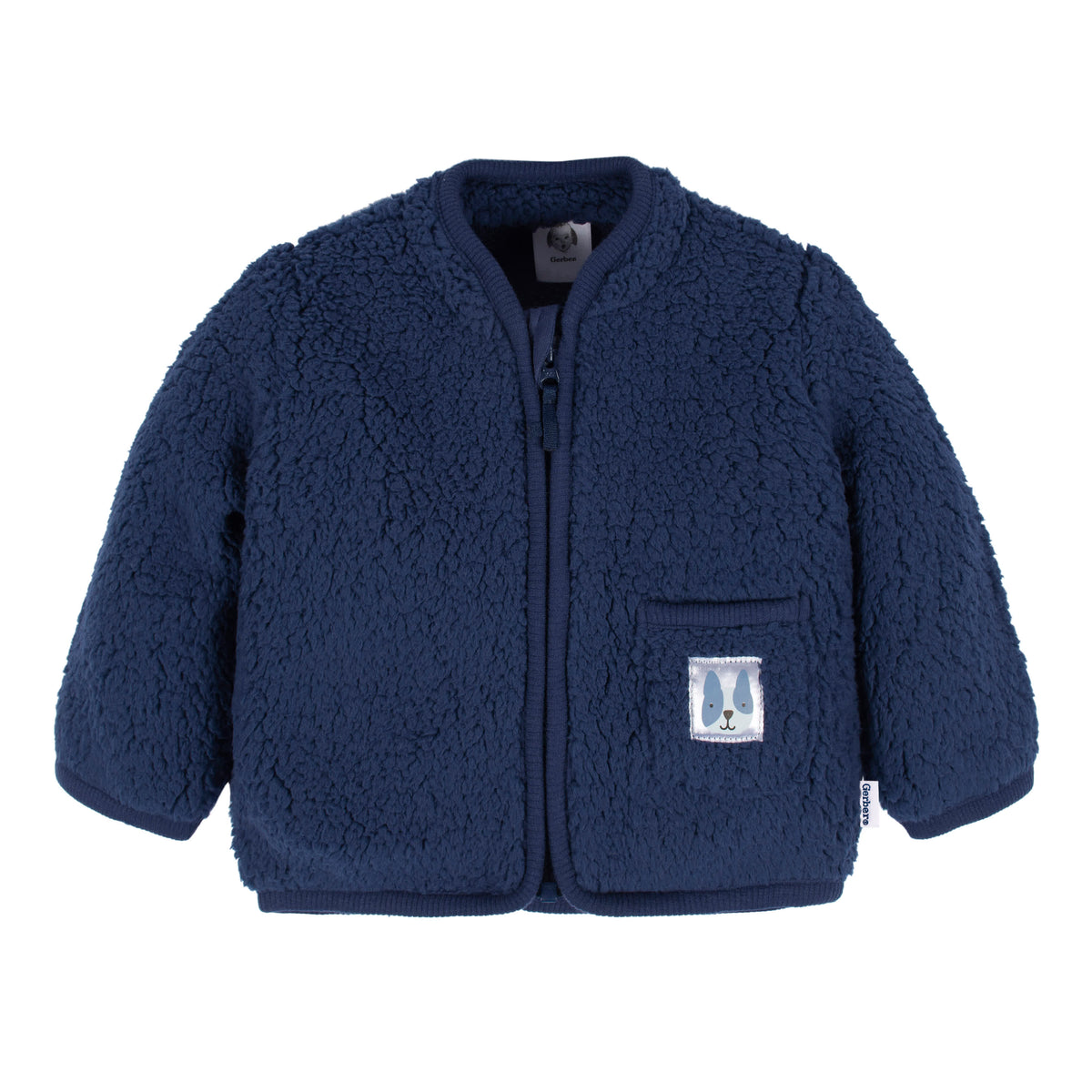2-Piece Baby & Toddler Boys Puppy Sherpa Jacket & Jogger Set, view 2