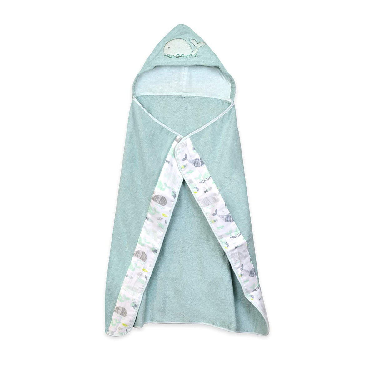 Baby Boys Under The Sea Woven Hooded Towel Wrap