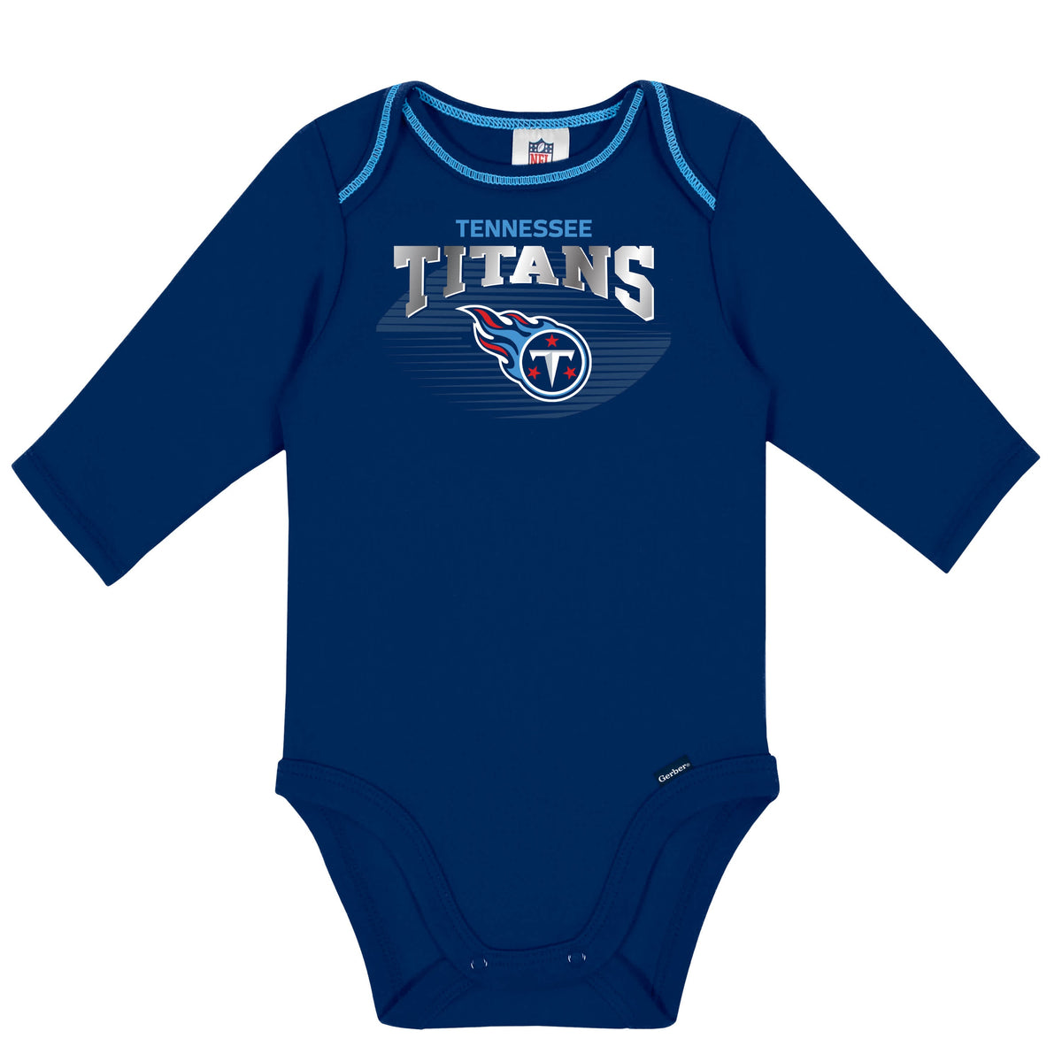 2-Pack Baby Boys Titans Long Sleeve Bodysuits, view 2