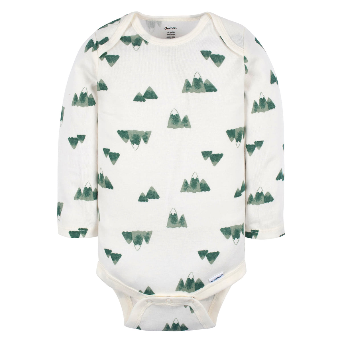 6-Pack Baby Boys Fox Long Sleeve Onesies Bodysuits, view 8