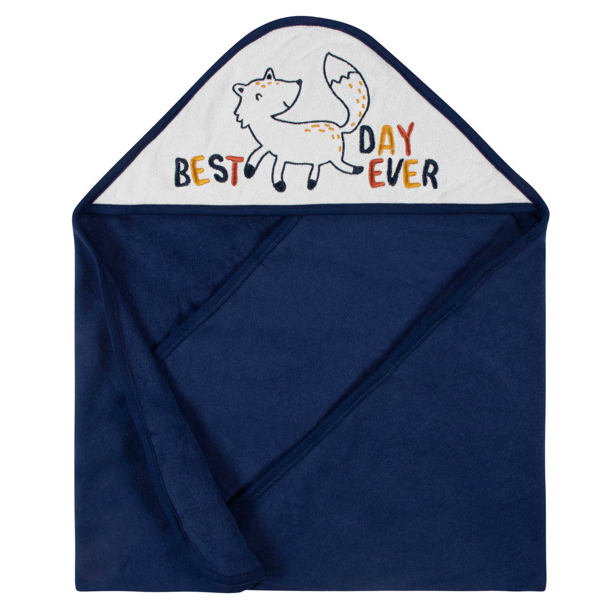 12-Piece Baby Neutral Fox Hooded Towels & Washcloths Set, view 2