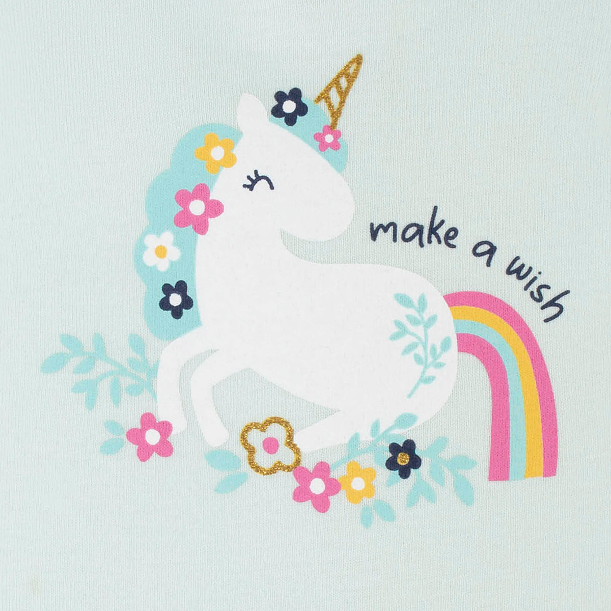 4-Pack Baby Girls Unicorn Tank Onesies Bodysuits, view 3