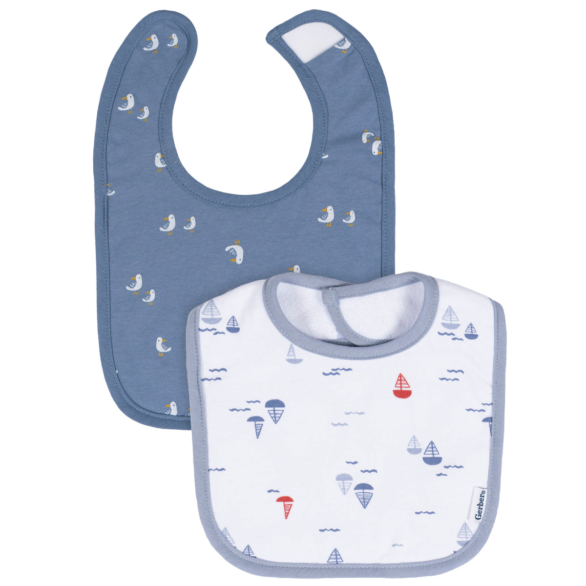 2-Pack Baby Boys Little Lighthouse Dribbler Bib
