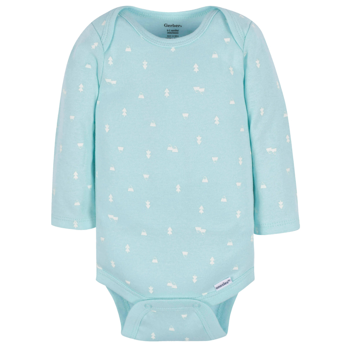 3-Pack Baby Boys Polar Pals Long Sleeve Onesies Bodysuits, view 4