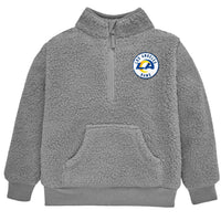 Infant & Toddler Boys Rams 1/4 Zip Sherpa Top
