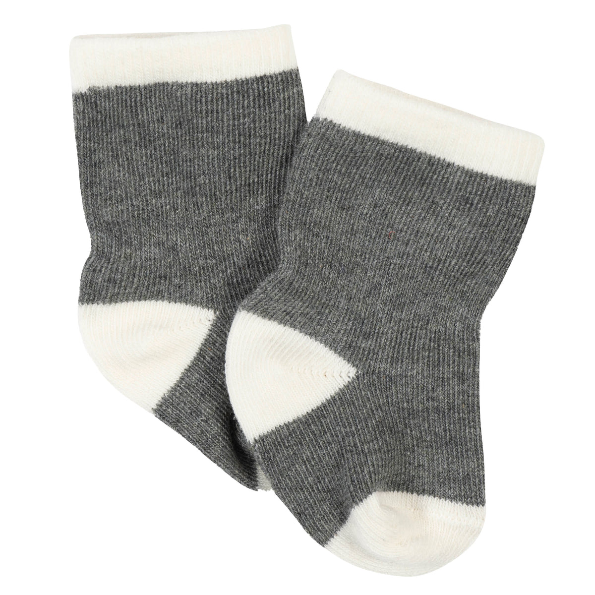 6-Pack Baby Boys Bear Wiggle Proof Socks, view 4