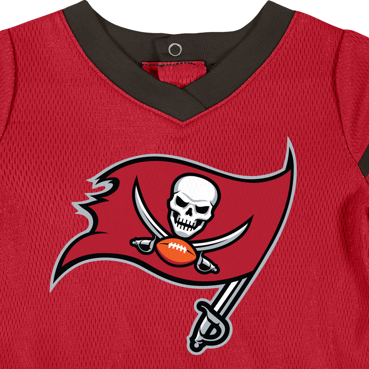 2-Piece Baby Girls Buccaneers Dress & Diaper Cover Set, view 3
