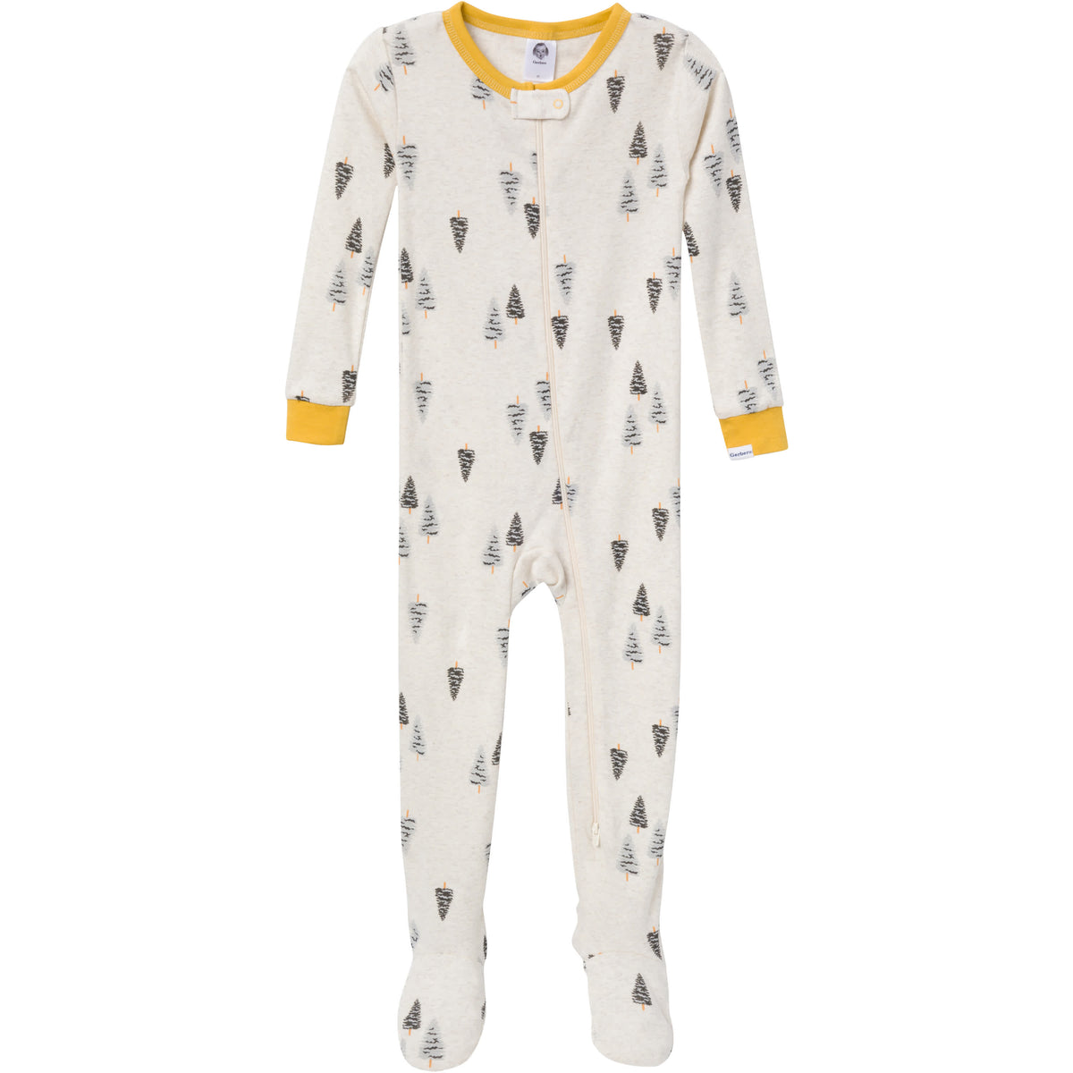 4-Pack Baby & Toddler Boys Moose Snug-Fitting Footed Pajamas, view 2