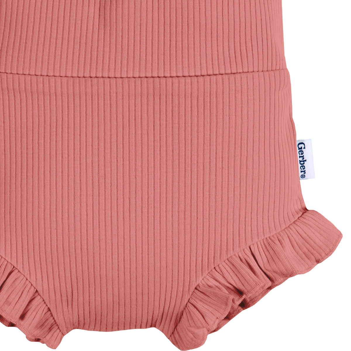 3-Pack Baby Girls Pinks/Oatmeal Bubble Short, view 5