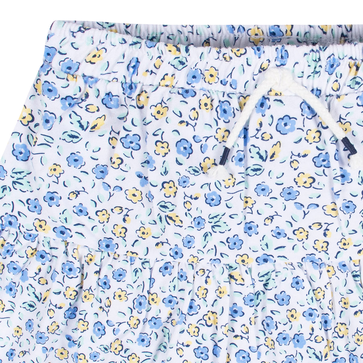 2-Pack Infant & Toddler Girls Blue Floral Skorts, view 4
