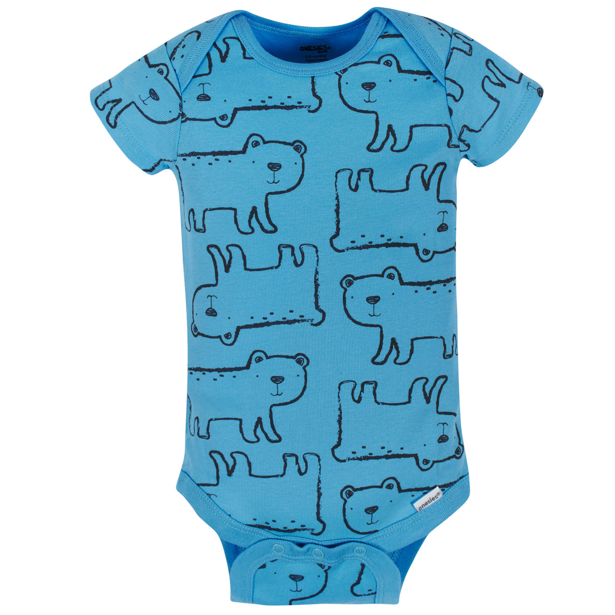 8-Pack Baby Boys Unbearably Cute Short Sleeve Onesies Bodysuits, view 7