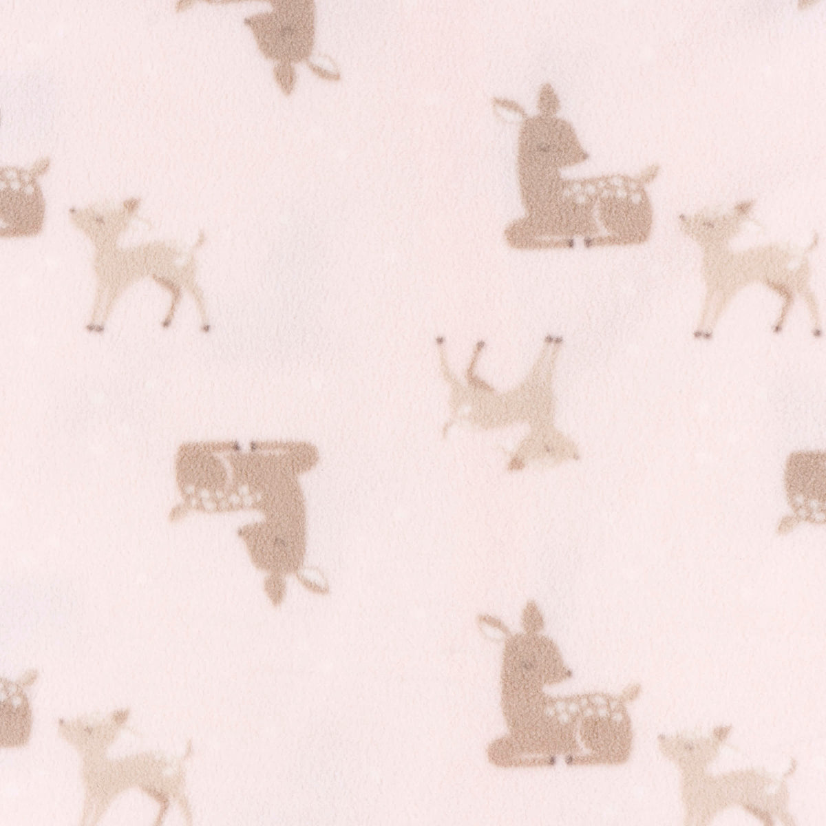 3-Pack Infant & Toddler Girls Pink Deer Footless Fleece Pajamas, view 7