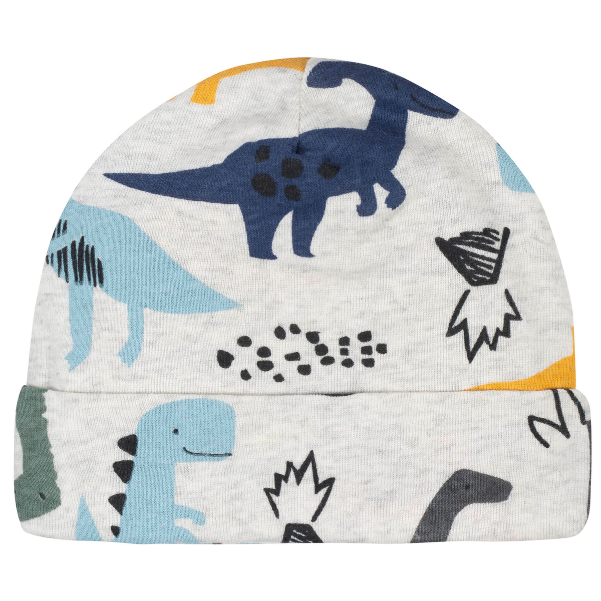 5-Pack Baby Boys Dino Caps, view 7