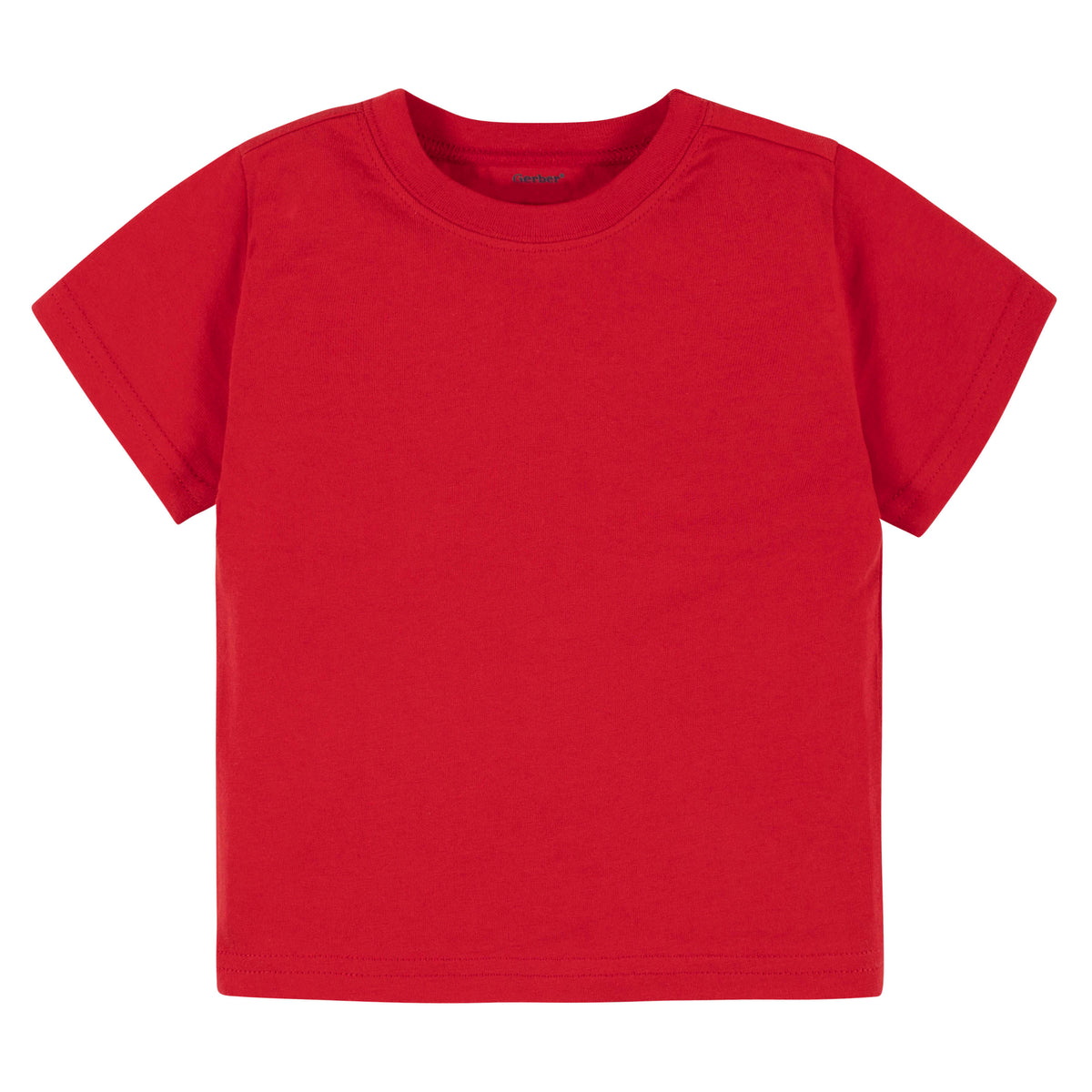 5-Pack Red Short Sleeve Premium Tees, view 5