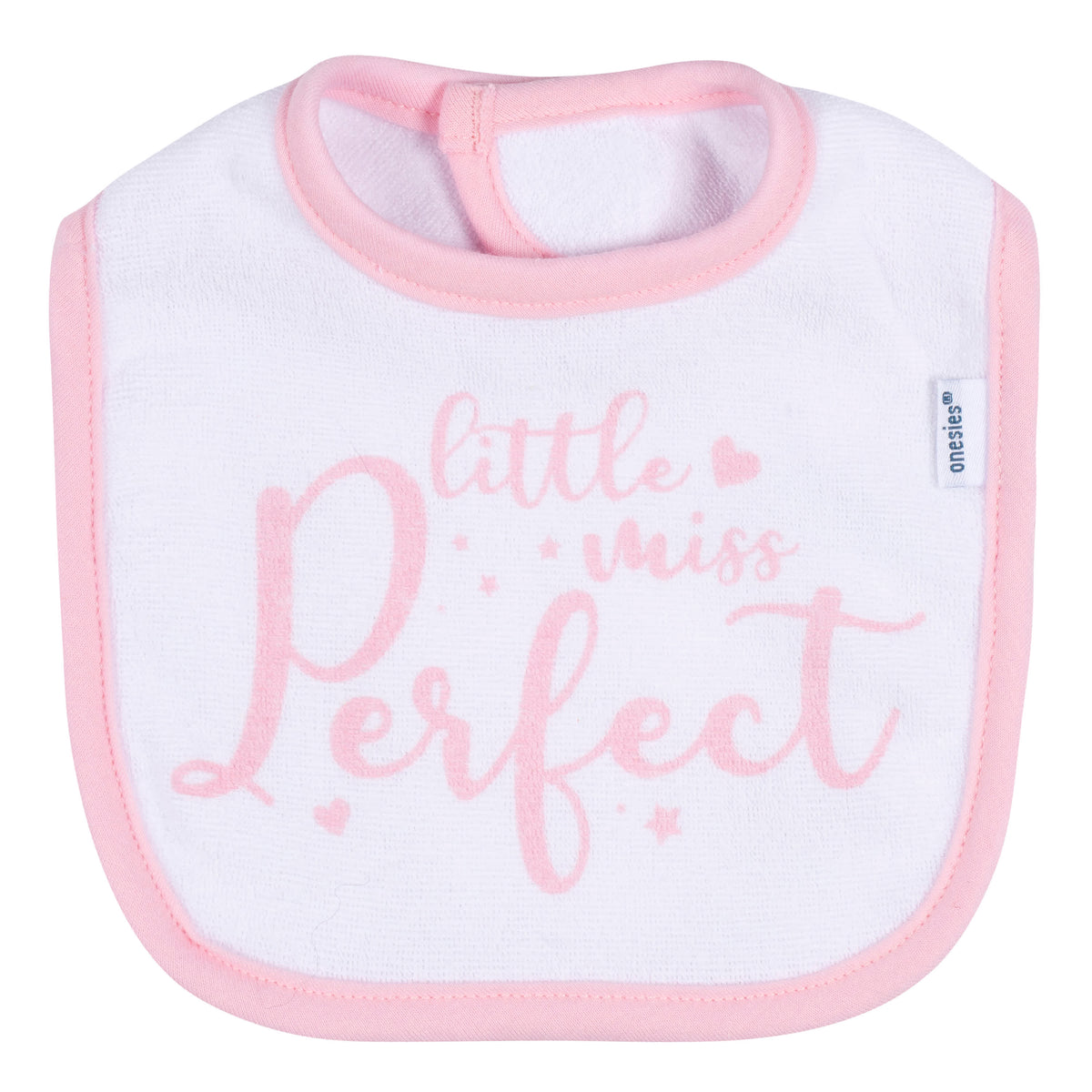 2-Pack Baby Girls Stars Dribbler Bibs, view 2