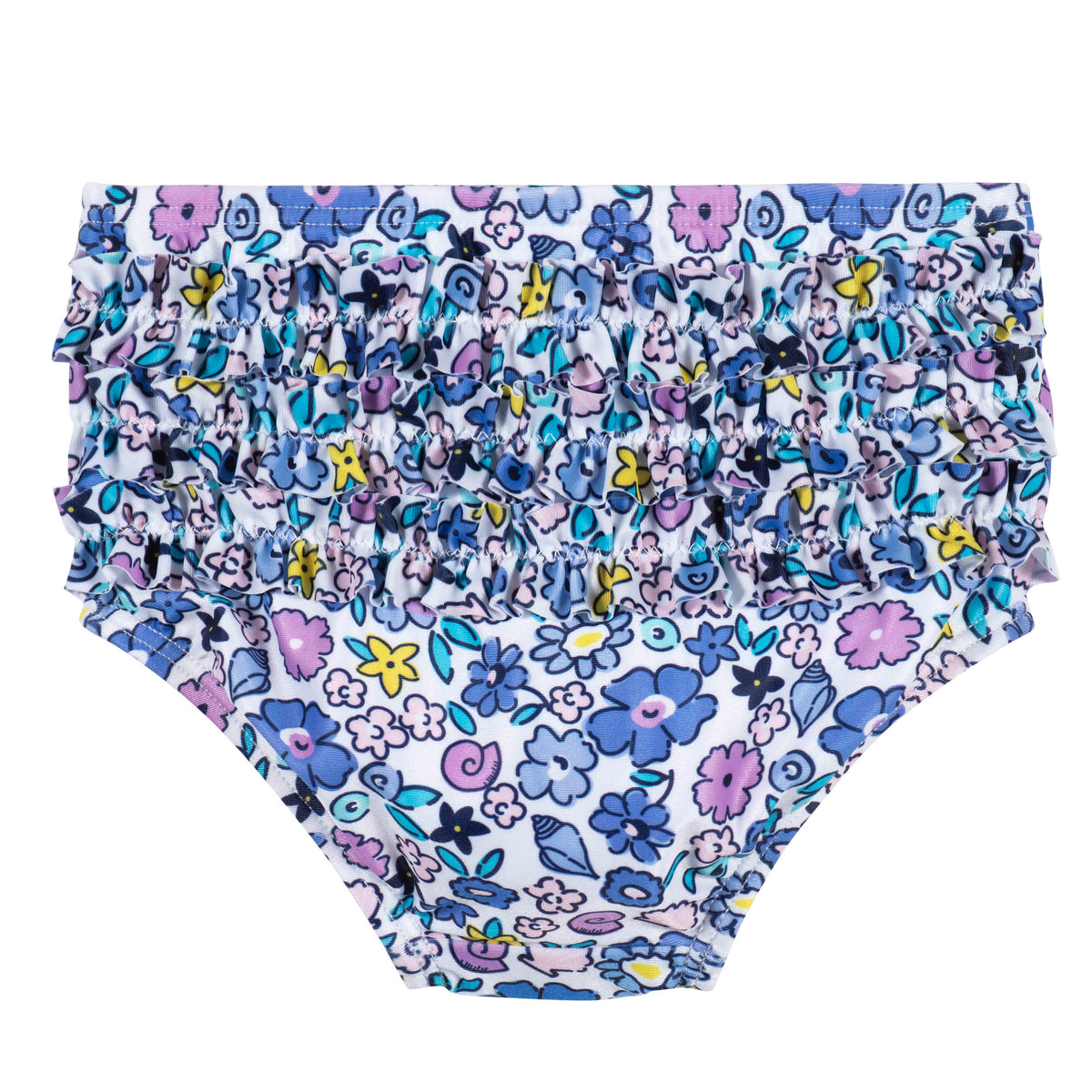 2-Piece Baby & Toddler Girls Vacation Vibes Rash Guard & Swim Bottoms Set, view 3