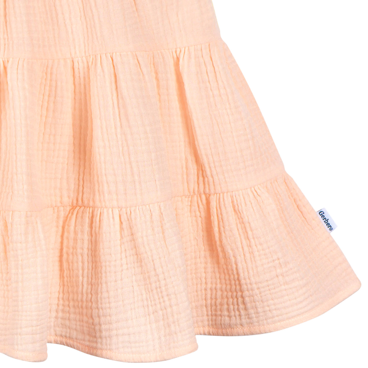 Toddler Girls Blush Tiered Dress, view 2