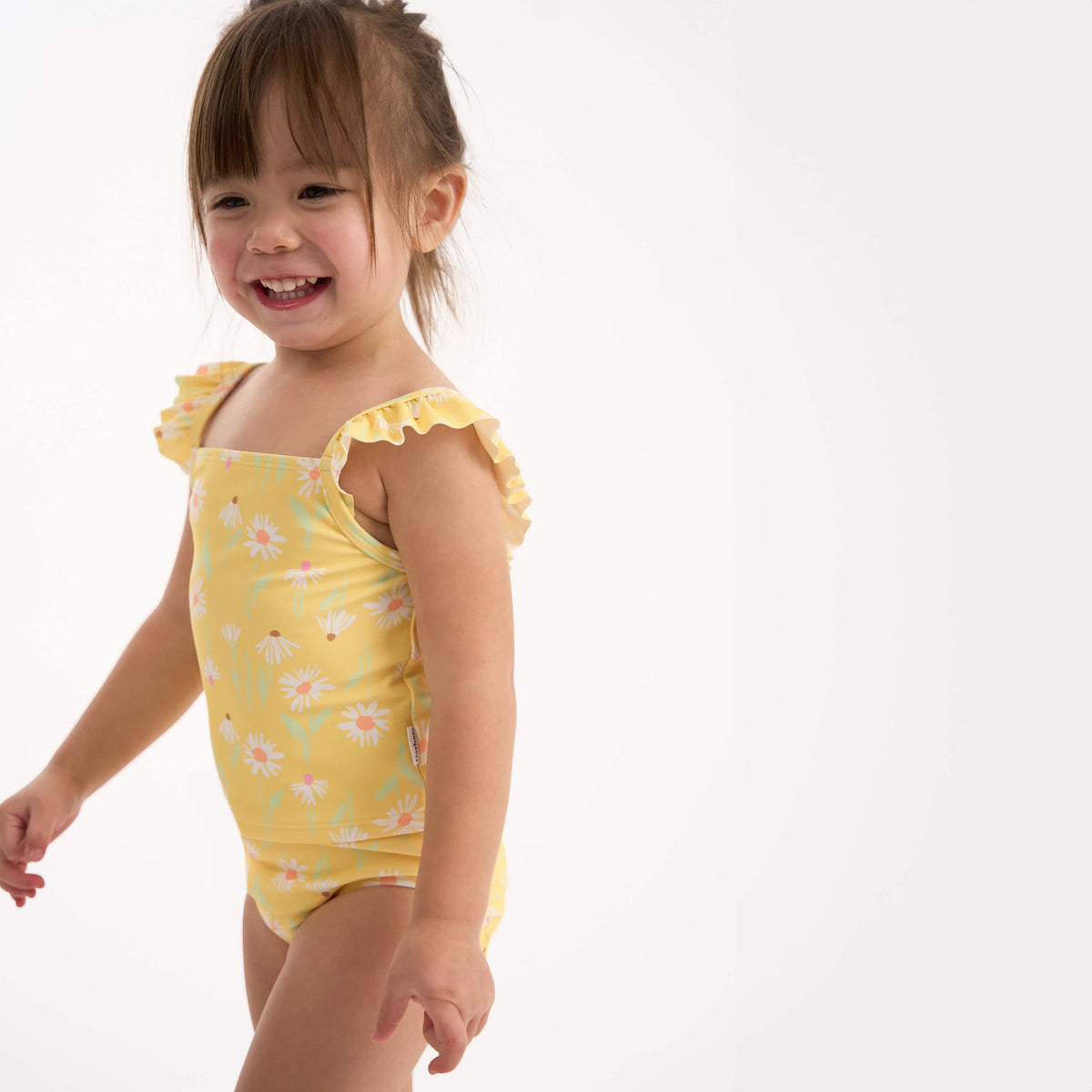 2-Piece Toddler Girls Daises Swimsuit, view 2