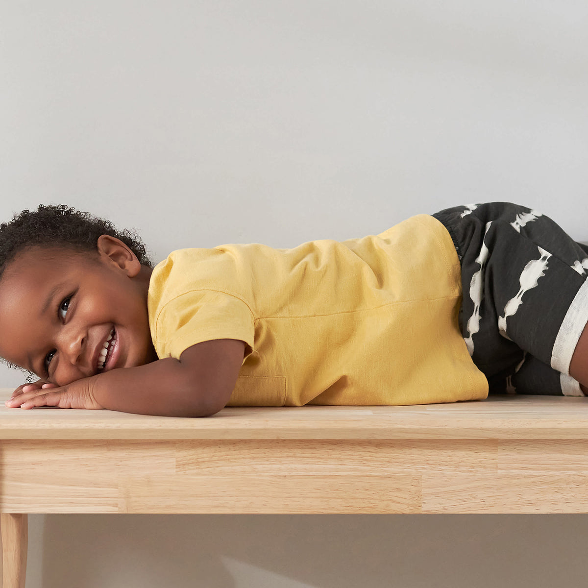 Modern Moments by Gerber 3-Pack Infant & Toddler Boys Tie Dye & Yellow Short Sleeve Tees, view 4