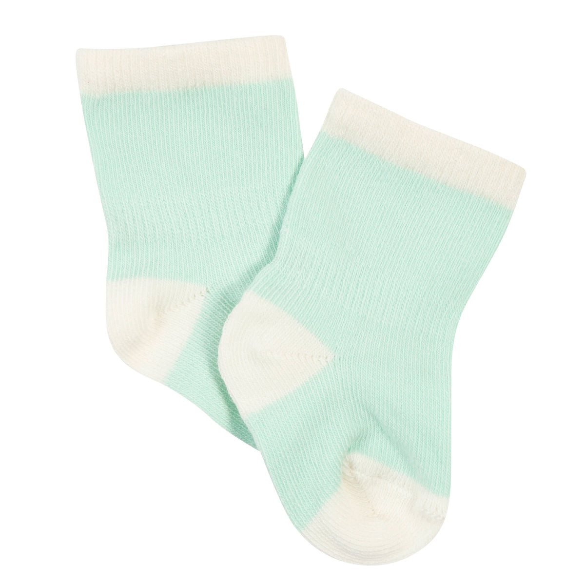 6-Pack Baby Girls Rainbow Wiggleproof Socks, view 5
