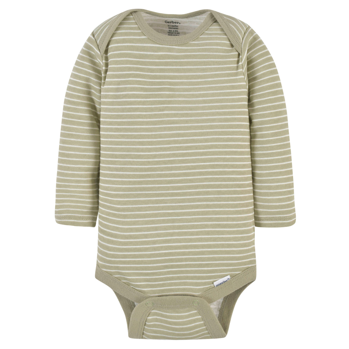 3-Pack Baby Boys Deer Long Sleeve Onesies Bodysuits, view 4