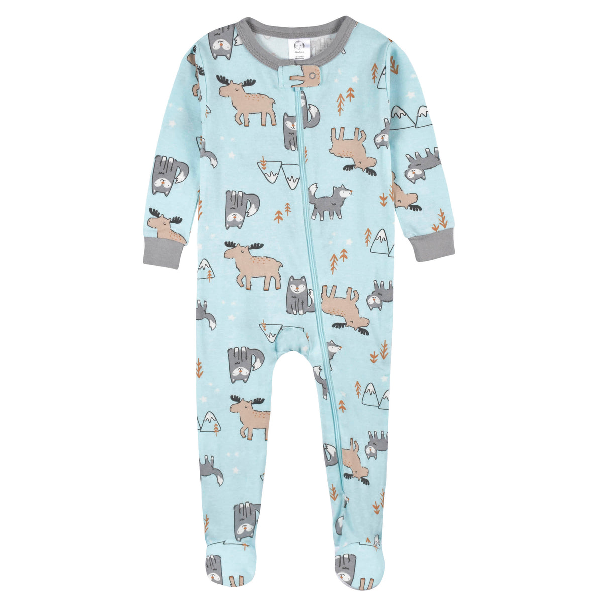 2-Pack Baby & Toddler Boys Polar Pals Snug Fit Footed Cotton Pajamas, view 2