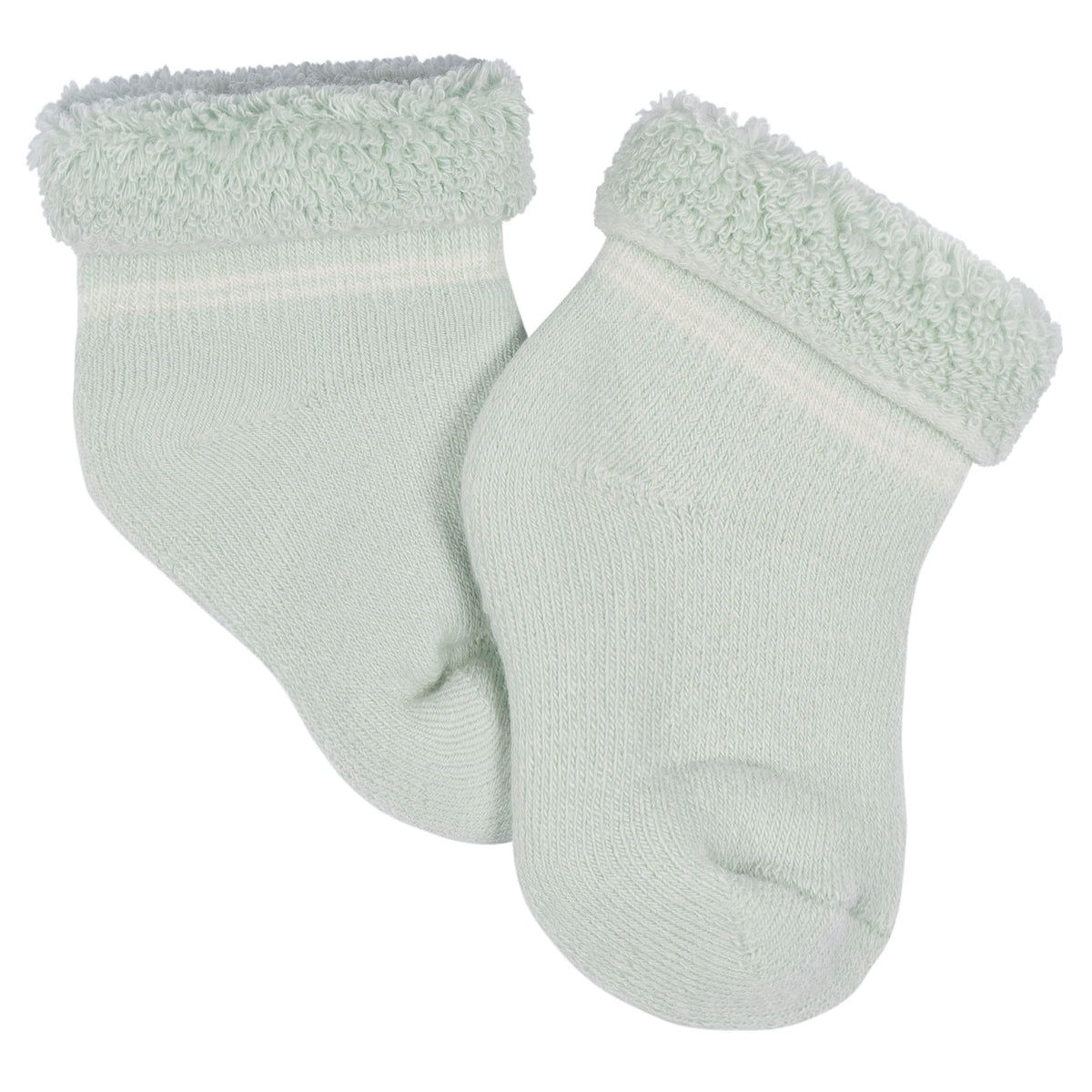 6-Pack Baby Neutral Avo-Cuddle Bootie Socks, view 4