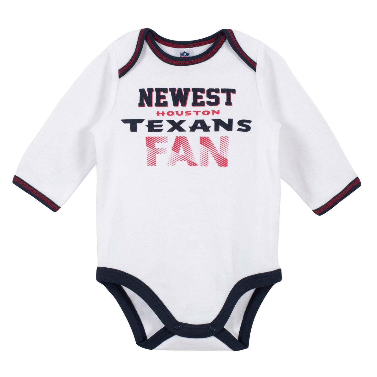 Baby Boys Houston Texans 3-Piece Bodysuit, Pant and Cap Set, view 2
