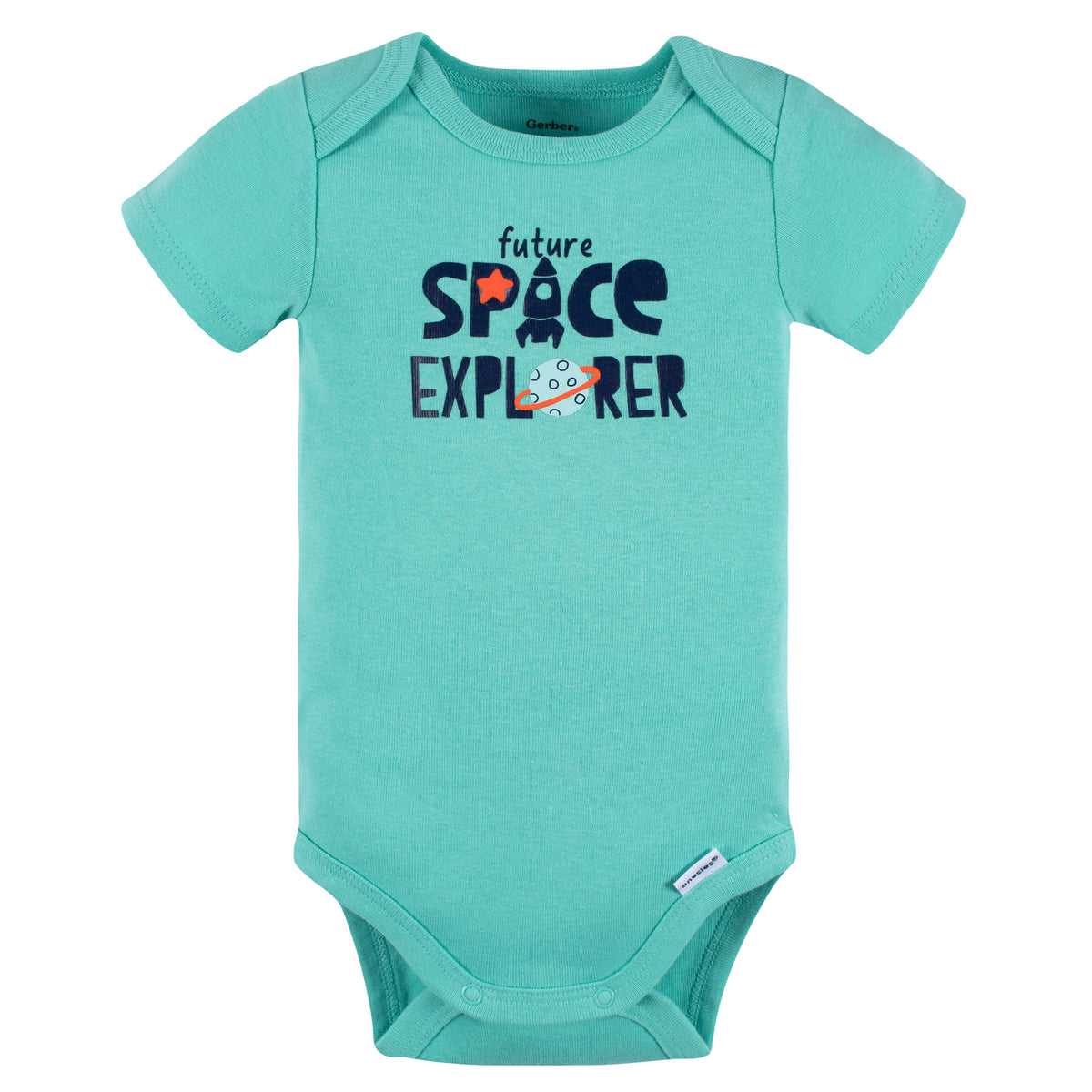 4-Piece Baby Boys Future Space Explorer Onesies Bodysuit, Tee, Shorts & Pant Set, view 6