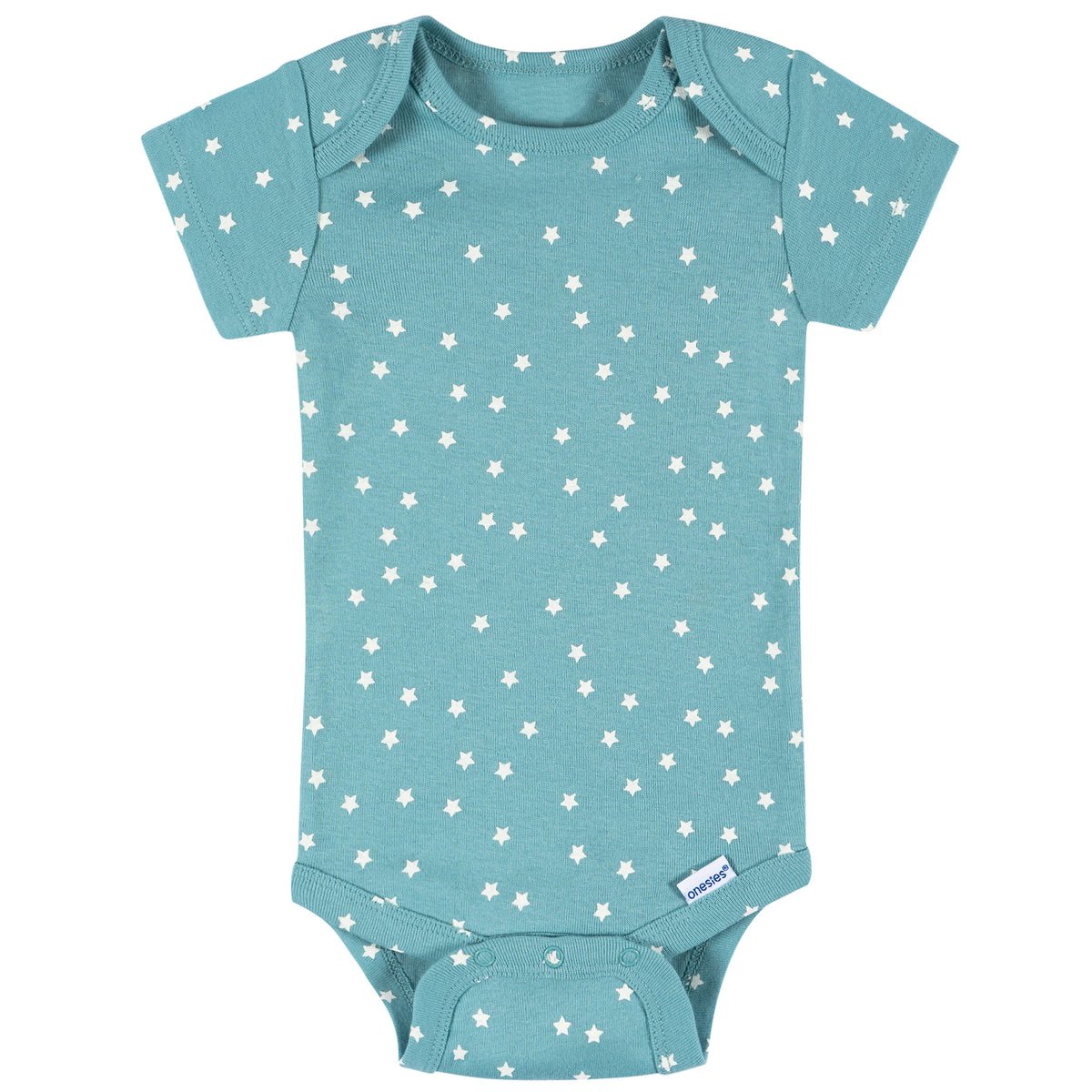 8-Pack Baby Neutral Hello Naptime Short Sleeve Onesies Bodysuits, view 3