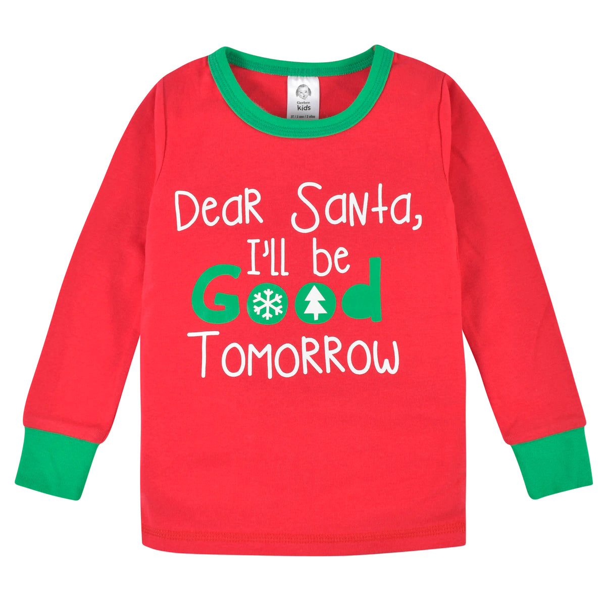 2-Piece Infant & Toddler Santa Snug Fit Cotton Pajamas, view 2