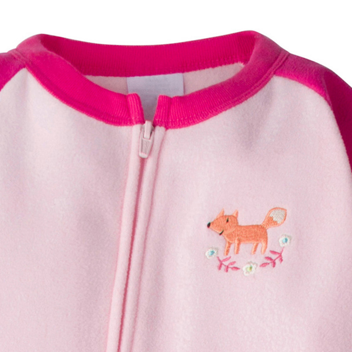 2-Pack Toddler Girls Fox Blanket Sleepers, view 2