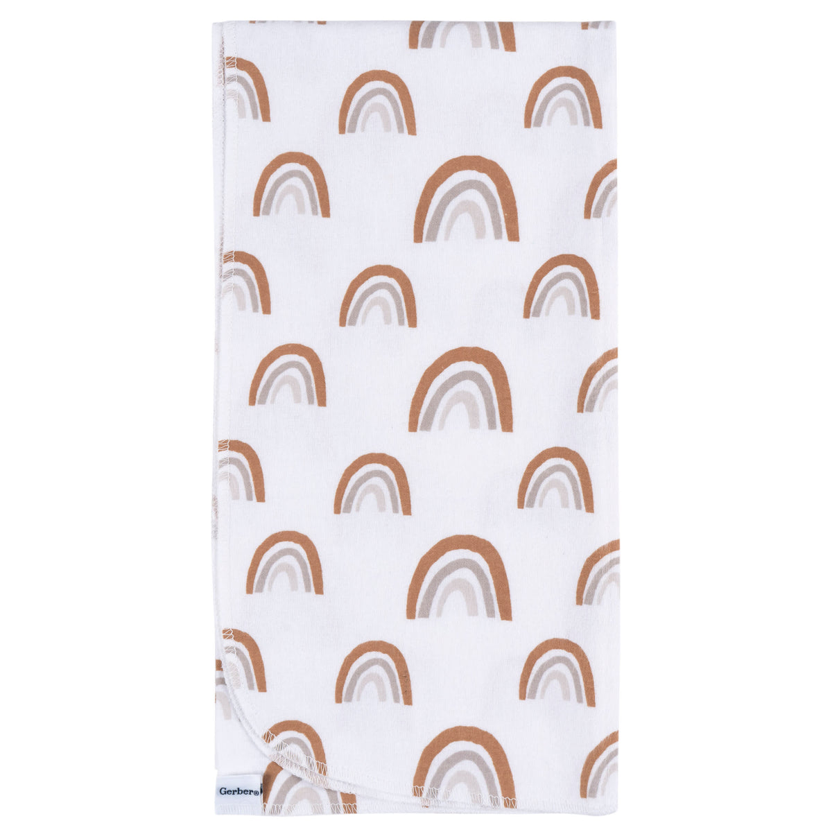 4-Pack Baby Neutral Boho Rainbow Flannel Blankets, view 5