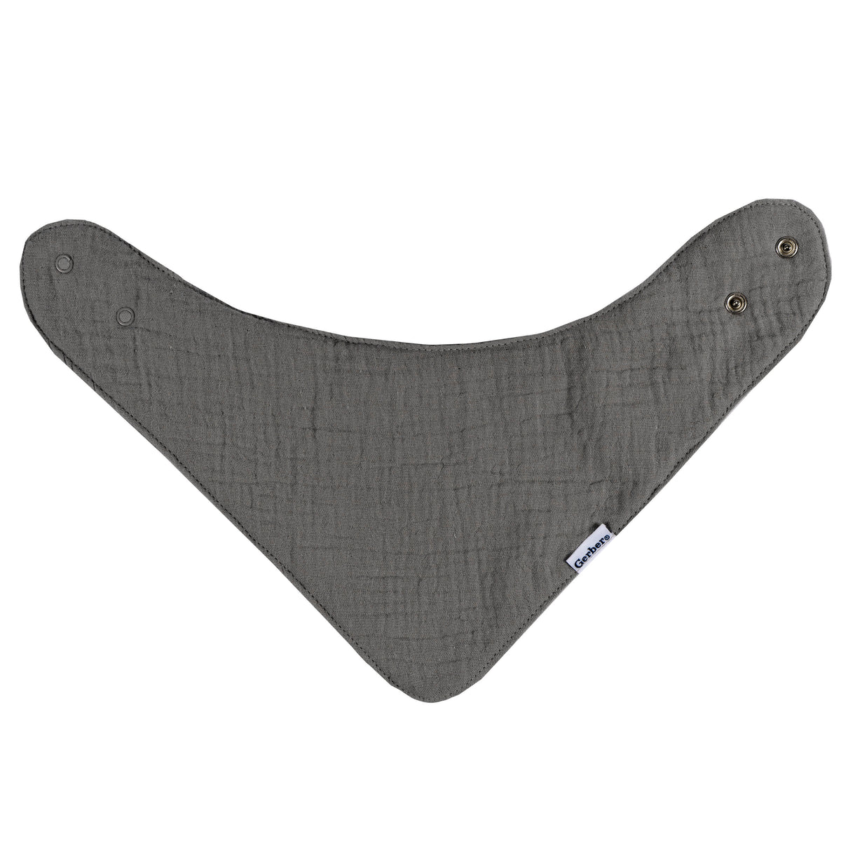 10-Pack Baby Neutral Multi White Muslin Bandana Bib, view 12