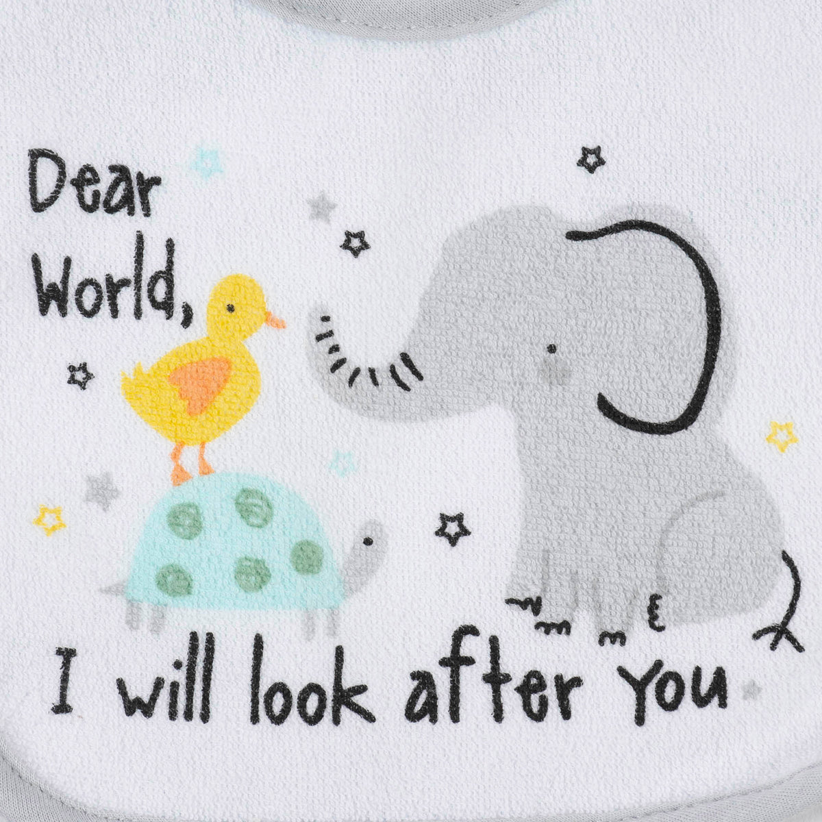 3-Pack Baby Neutral Baby Animals Bibs, view 3