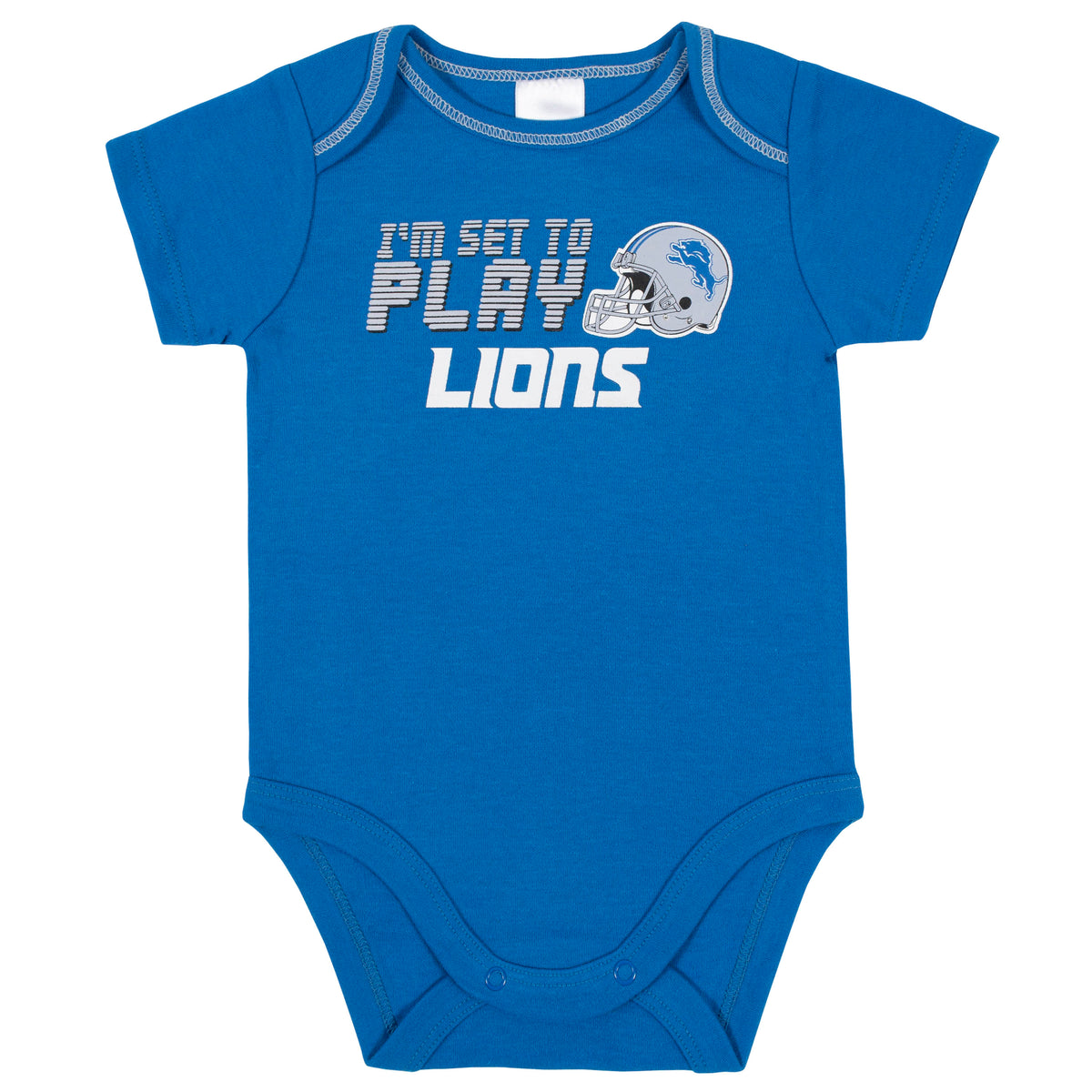 3-Piece Baby Boys Lions Bodysuit, Sleep 'N Play, and Cap Set, view 2