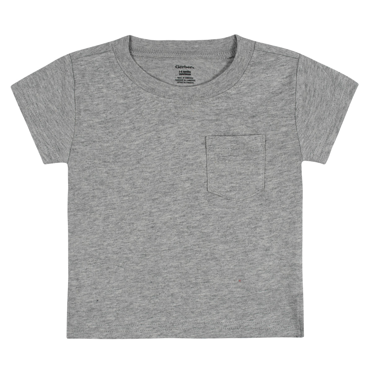3-Pack Baby & Toddler Boys Neat Neutrals Short Sleeve Pocket Tees, view 4