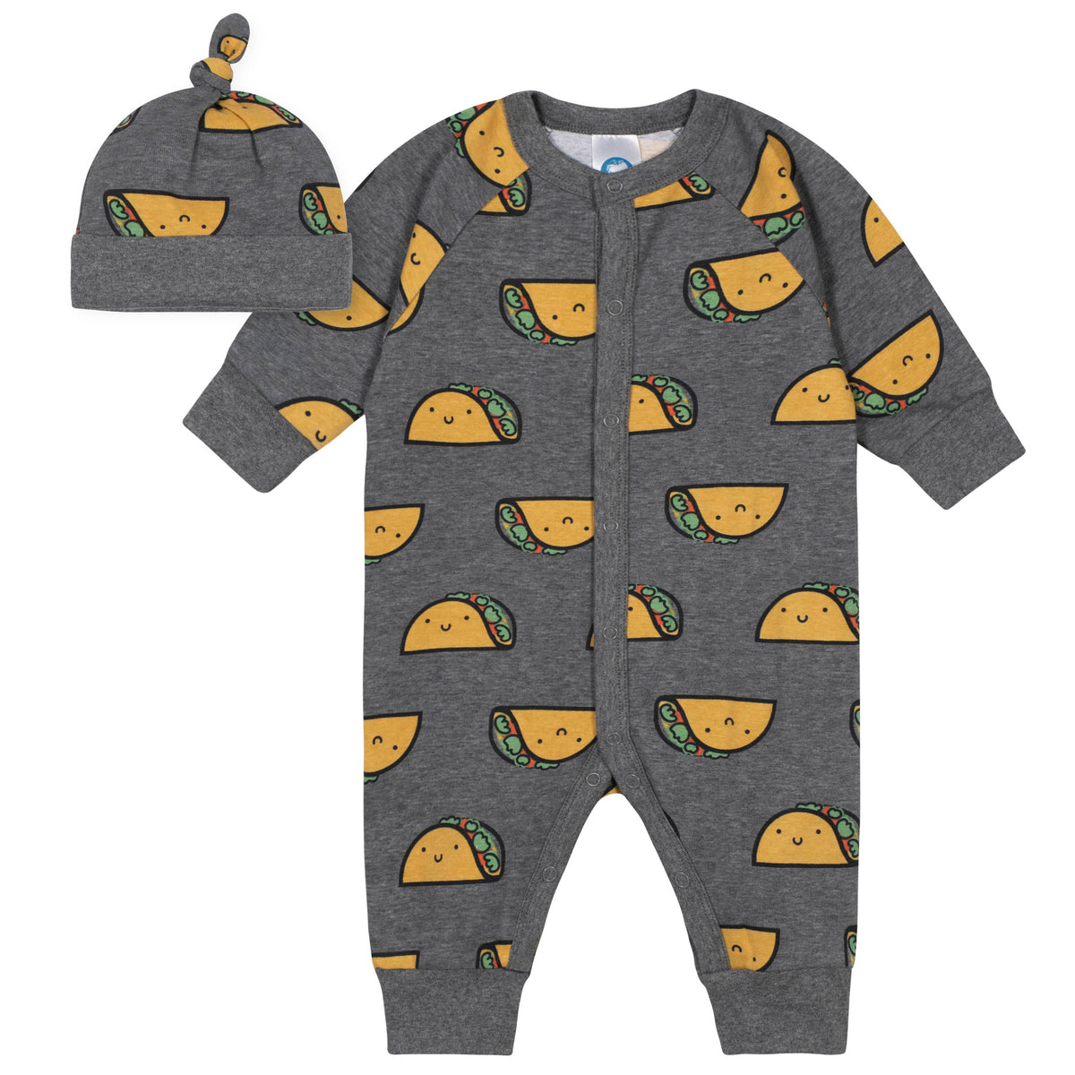 2-Piece Baby Boys Taco Sleep 'N Play and Cap Set