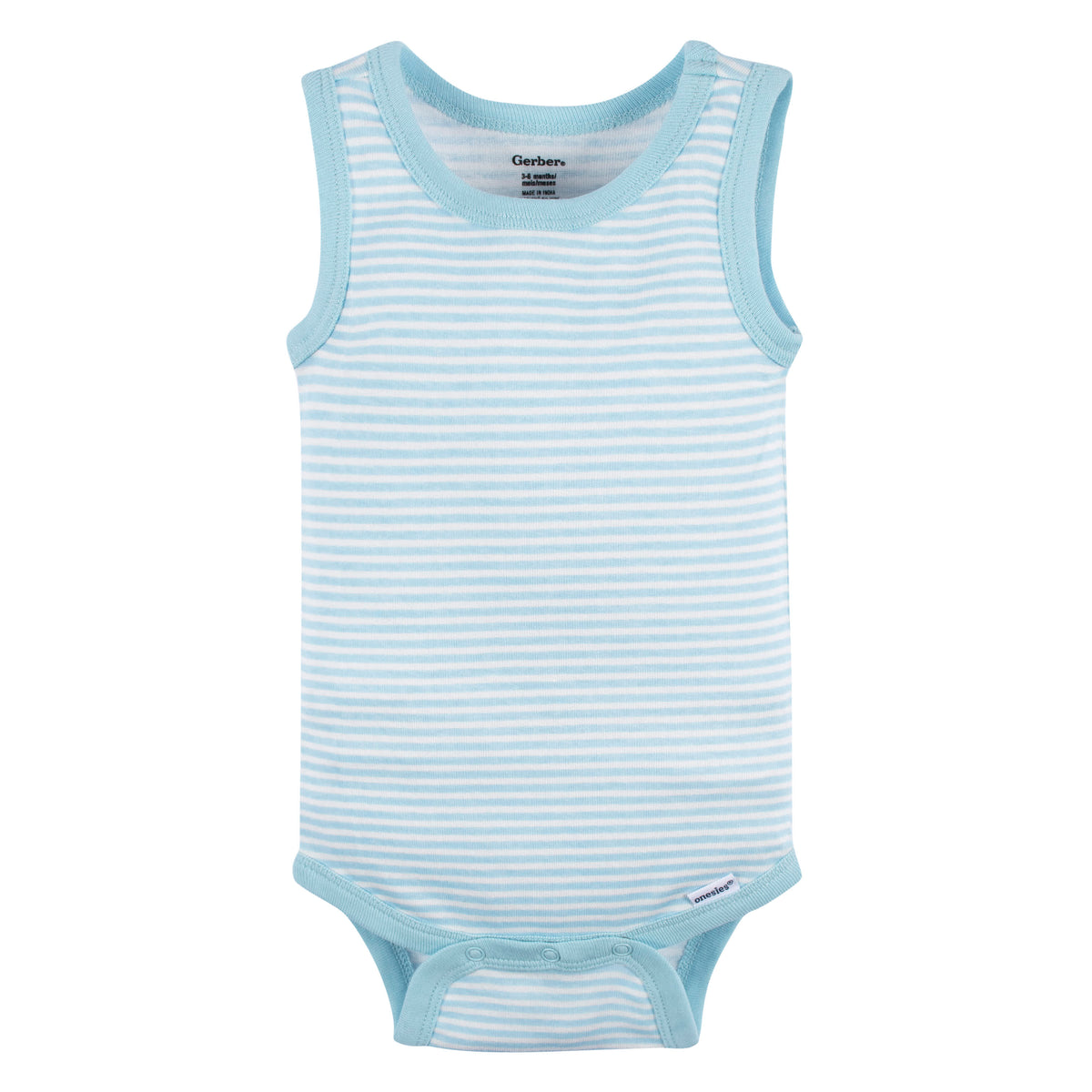 4-Pack Baby Boys Surf Beach Sleeveless Onesies Bodysuits, view 8
