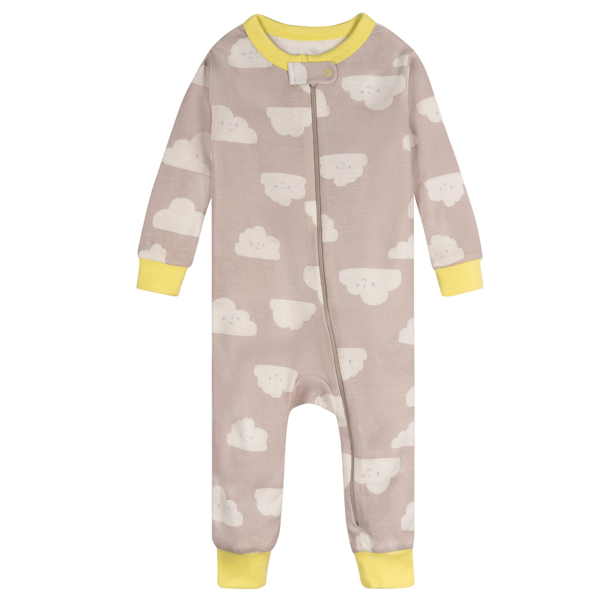3-Pack Baby Neutral Goodnight Footless Pajamas, view 2