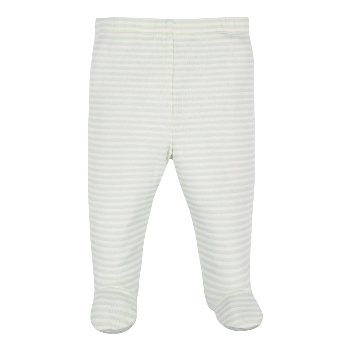 3-Piece Baby Girls Wildflower Long Sleeve Shirt, Footed Pant, & Cap Set, view 3