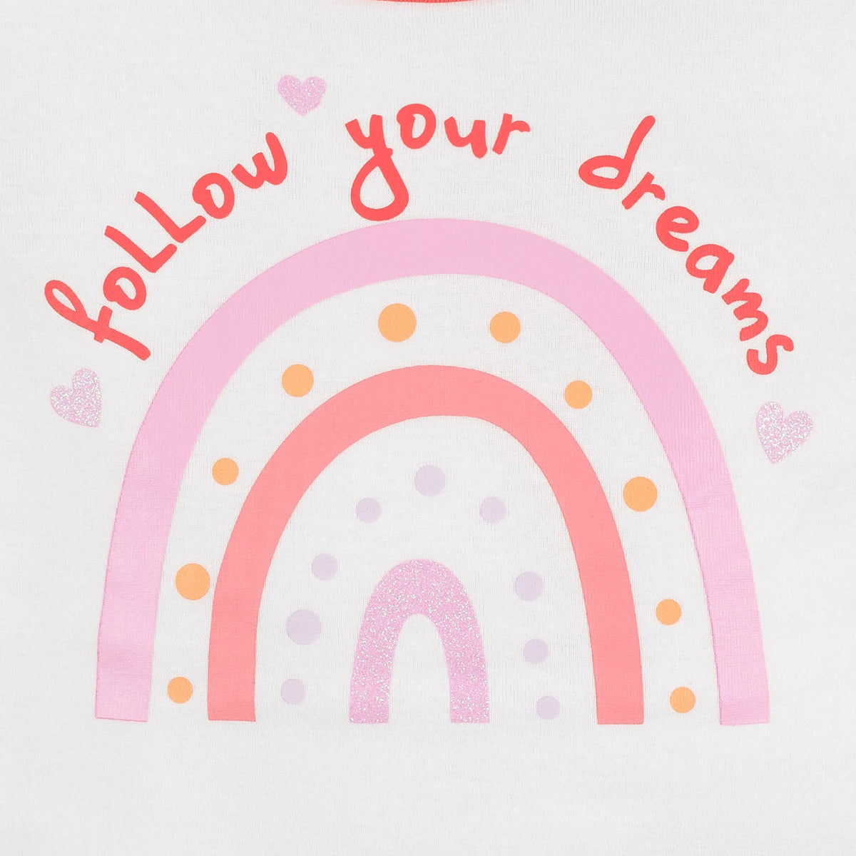 4-Piece Infant & Toddler Girls Rainbow Dreams Tees, Skorts & Pants Set, view 10