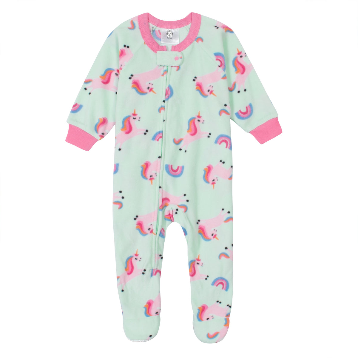 Baby Girls Unicorn Fleece Pajamas
