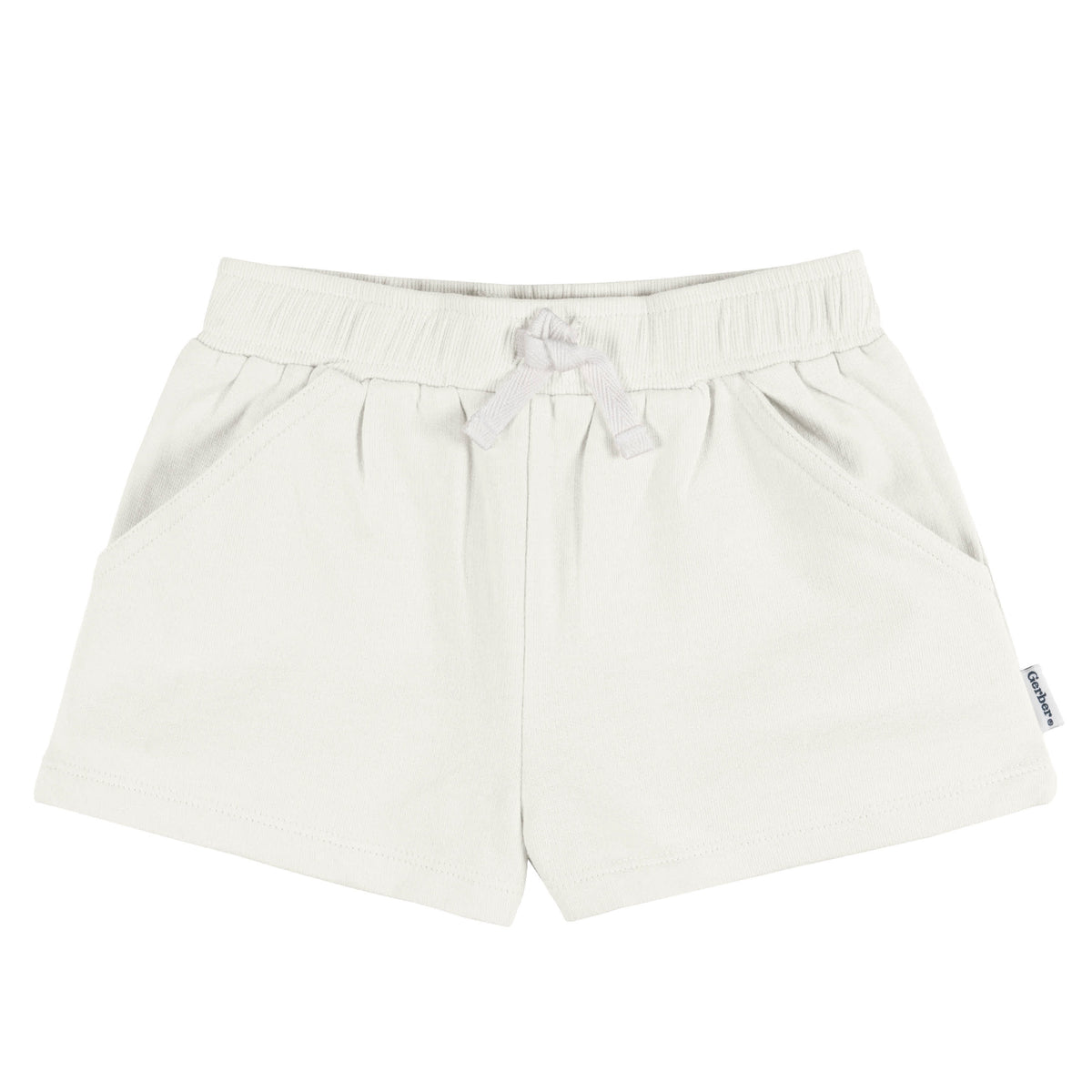 3-Pack Baby & Toddler Girls Pink/White/Navy Knit Short, view 4