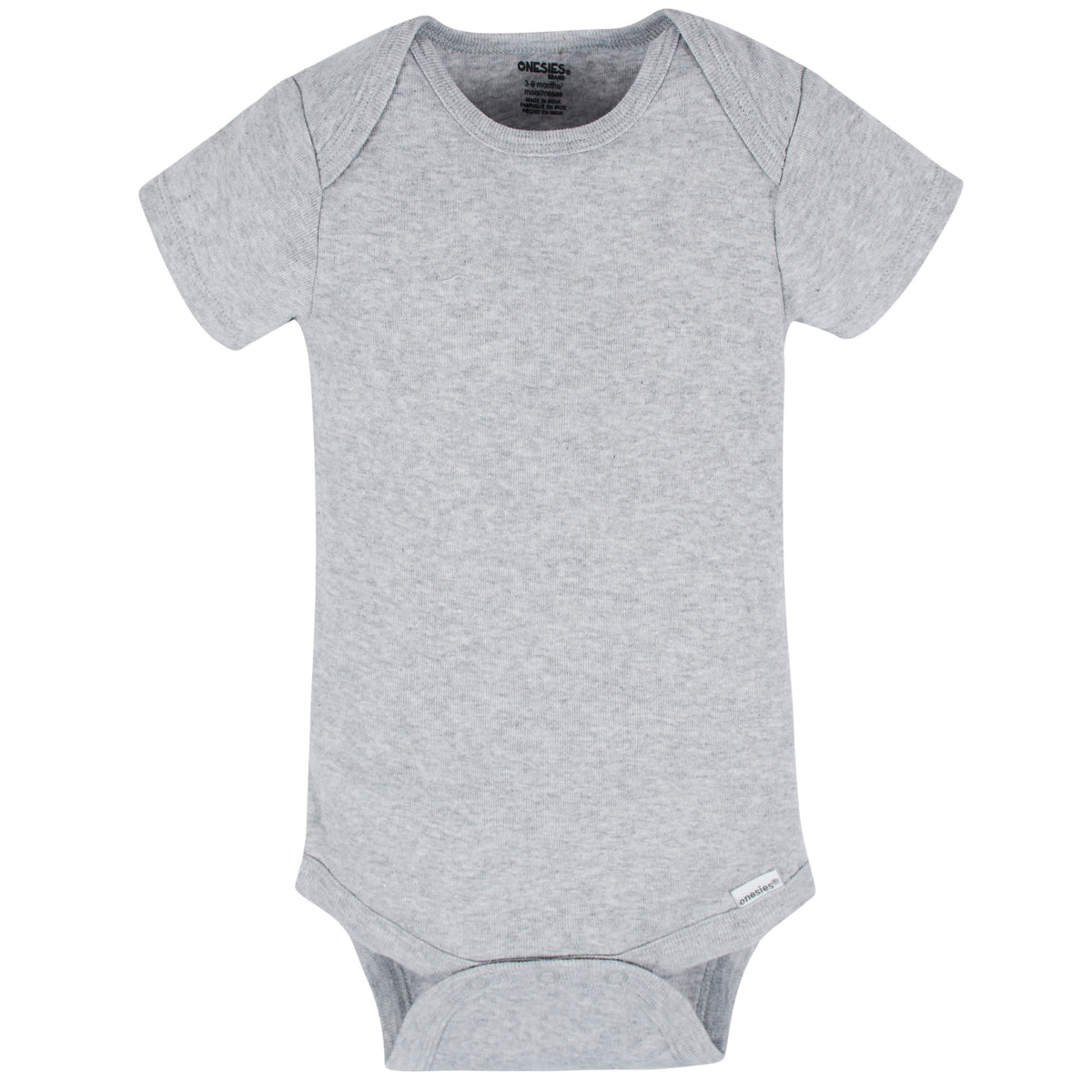 8-Pack Baby Neutral Neutrals Short Sleeve Onesies Bodysuits, view 3