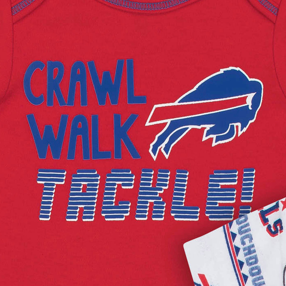 3-Pack Buffalo Bills Short Sleeve Bodysuits, view 2